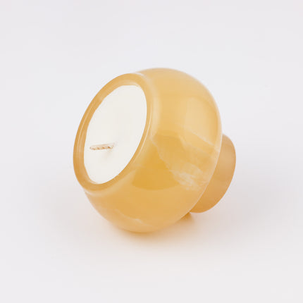 Amber Jade Mushroom Candle