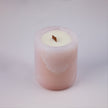 Pink Onyx Cylinder Candle