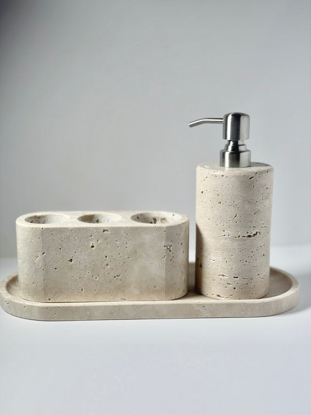 Travertine Bathroom Trio