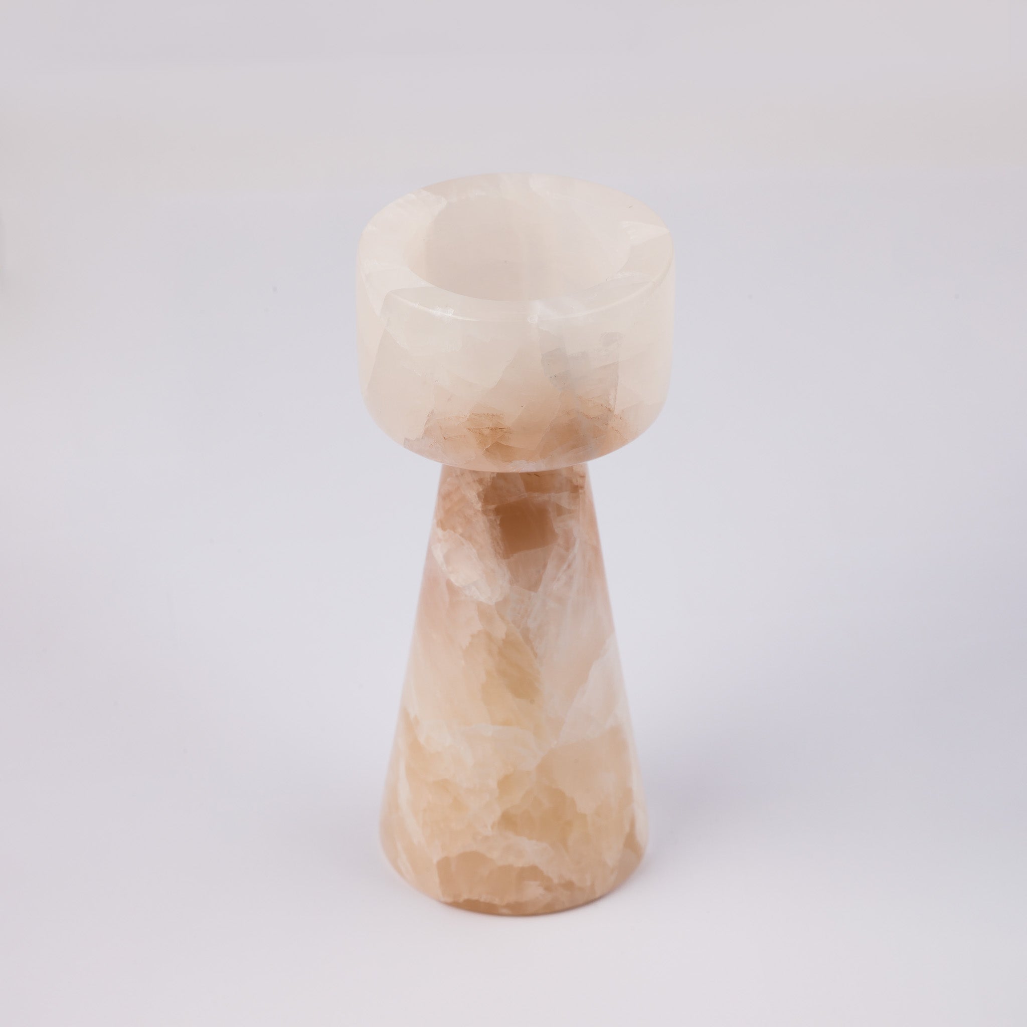 Alabaster Petite Candle Holder