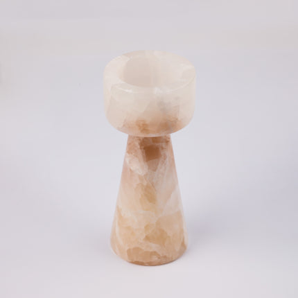 Alabaster Petite Candle Holder