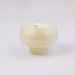 Alabaster White Onyx Mushroom Candle