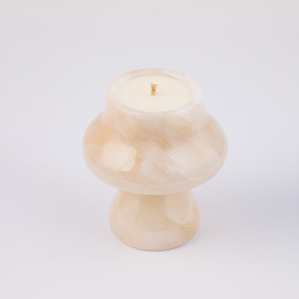 Alabaster Mushroom Candle/Ambient Lamp