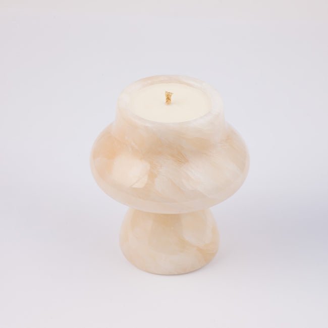 Alabaster Mushroom Scented Candle/Ambient Lamp
