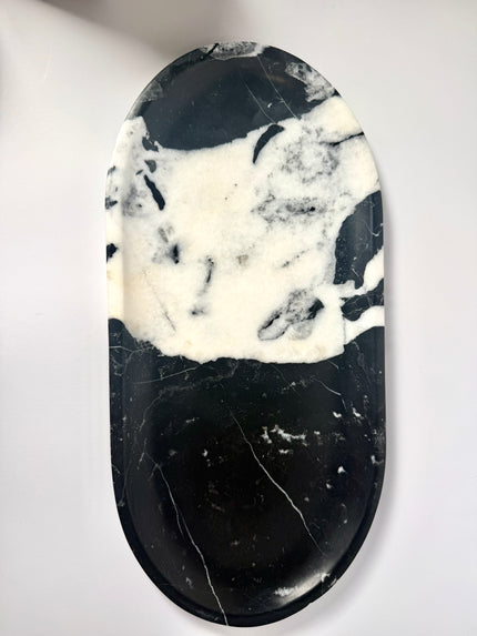 Noir Vein Marble Tray
