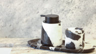 Noir Vein Marble Foaming Soap Dispenser